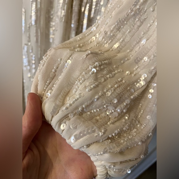 BHLDN Casey Sample Wedding Dress Size 14 - Picture 8 of 10